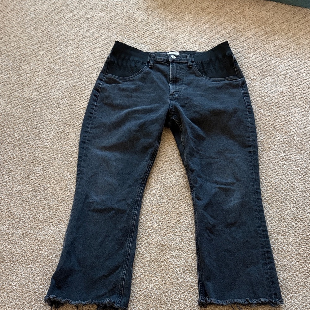 Citizens Of Humanity Black Flare Jeans- MATERNITY
